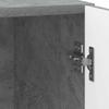 Nightstand 2 pcs Concrete Grey 43 x 34.5 x 47 cm Particleboard