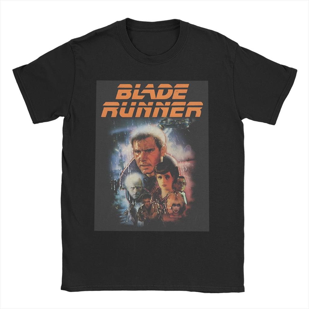 Unisex WOMEN Blade Runner Poster T Shirts Pure Cotton Clothes Leisure Short Sleeve Crew Neck Tees Summer TShirts