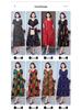 Vestido de Verão Estampado de Algodão 2023 Plus Size com Controle de Barriga para Mulheres de Meia-Idade e Idosas