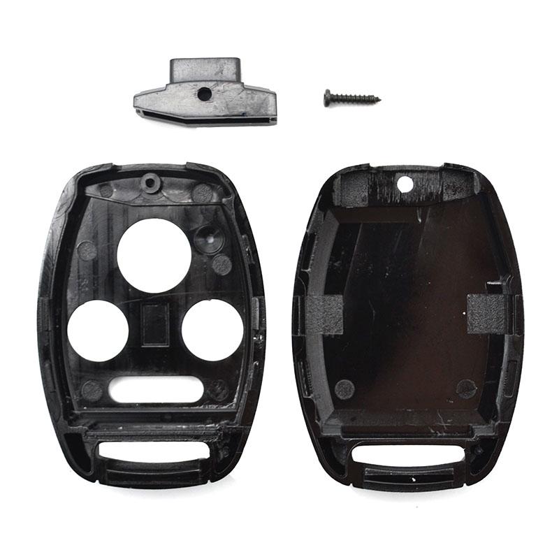 AX For Honda Accord Civic CR-V Pilot Odyssey Crosstour Ridgeline Case 4 Button Without Blade Car Replacement Remote Key Shell