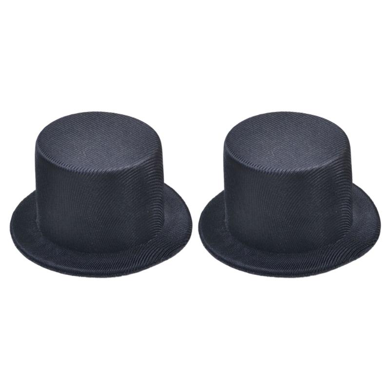 DIY Bare Doll Hat 9cm Mini Top Hat Unfinished EVA Oil Cloth Base For Accessories And Party Decors