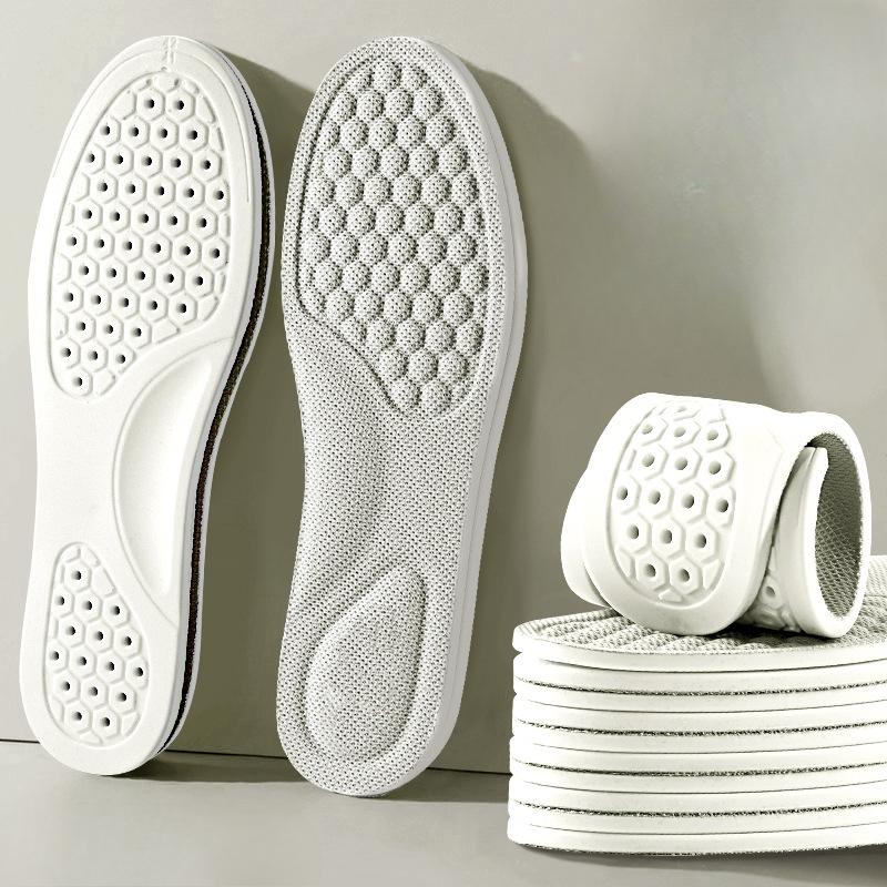 

Мужские дышащие стельки Нескользящие впитывающие пот стельки Спортивные стельки 37-38 белый