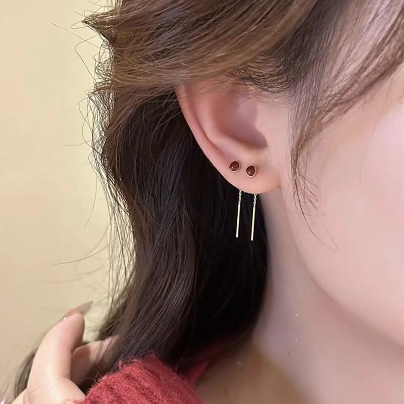 Versatile Temperament Simple and Exquisite Compact Ear Line Earrings