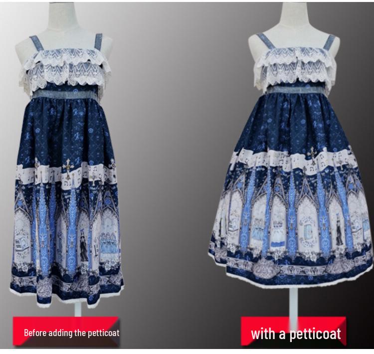 Weißer Erwachsenen Mesh Puffrock - Super Puffiger Halbkörper-Kostüm-Petticoat