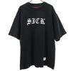 24SS Short Sleeve SICK T-shirt L Black Men's Used