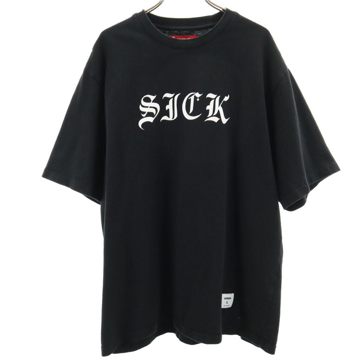 

Supreme 24SS Футболка SICK с коротким рукавом L черный Мужская Б/У