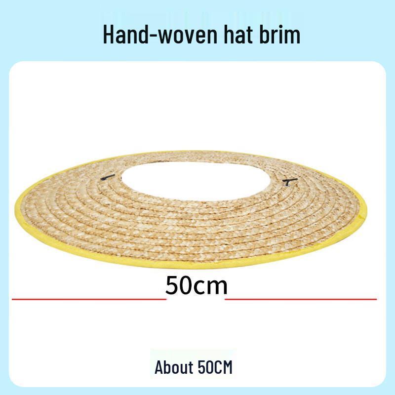 Worker Safety Helmet Straw Sun Visor