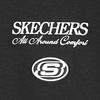 Skechers Comfortable Sports Casual Loose Short Sleeve T-Shirt Unisex Tops Carbon-Black L225U048-0018
