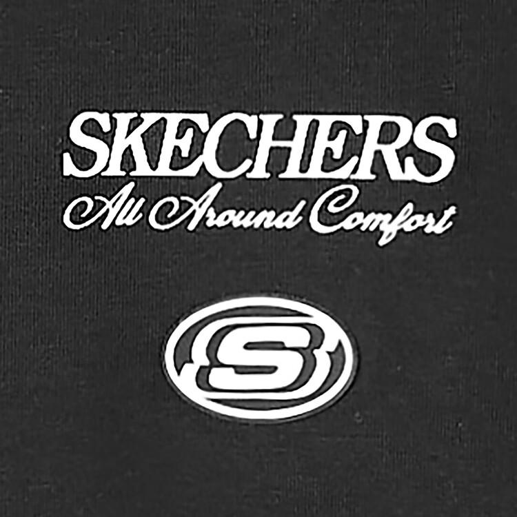Skechers Comfortable Sports Casual Loose Short Sleeve T-Shirt Unisex Tops Carbon-Black L225U048-0018