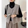 Fashion Sleeveless Jacket Vest for Women, Elegant Short Coat  Autumn Outfit Coat