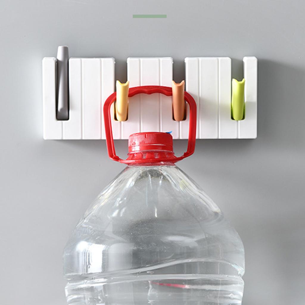 Piano Key Wall Hook Creative Space Saving Hat Coat Hanger Rack For Bathroom Living Bedroom