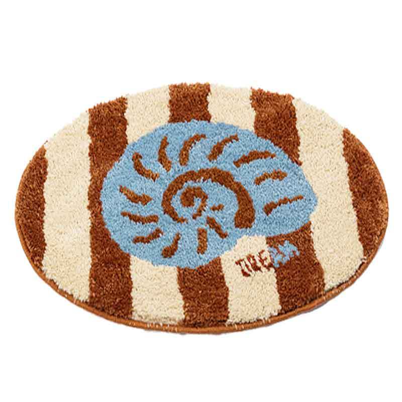 Cartoon Bathroom Carpet Absorbent Soft Floor Mat, Bedroom Bedside Decorative Floor Mat