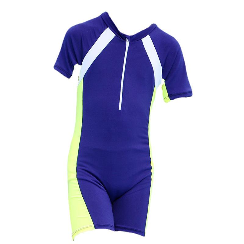 Girls' Quick-Drying One-Piece Swimsuit for Ages 2-11: Fashionable and Professional for Sports and Vacations