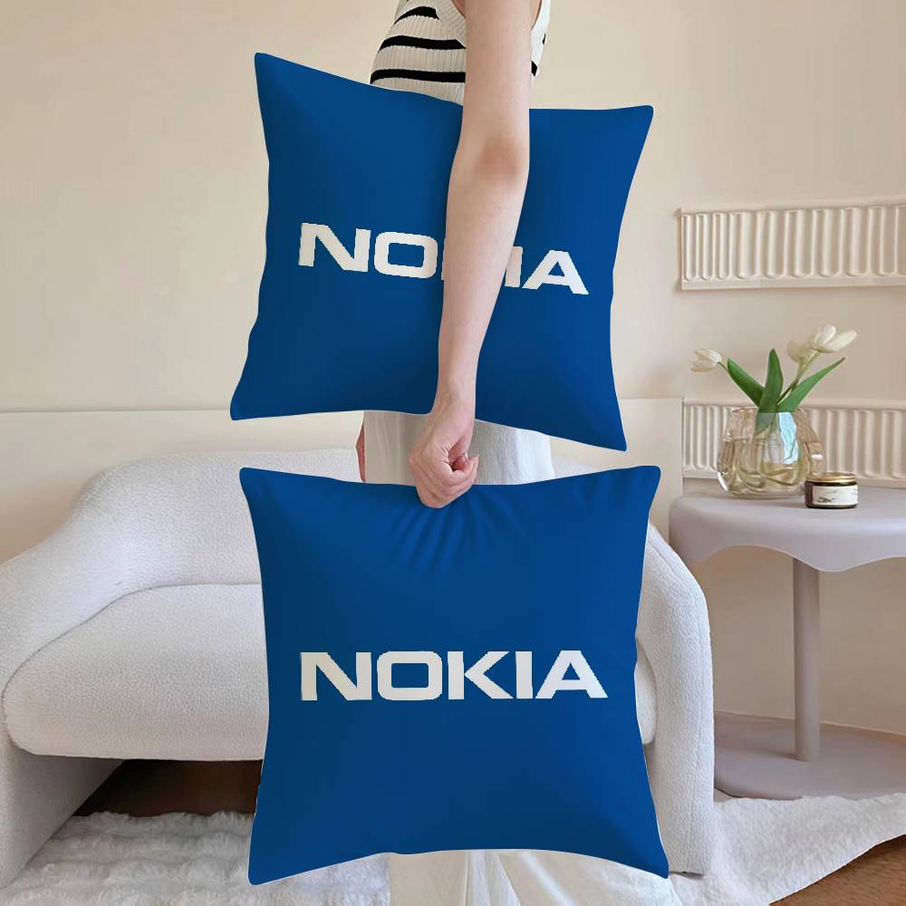 Cool N-Nokia Pillow Case Sofa and Living Room Decorative Cushion Covers Dust-proof and Mite-proof Invisible Zipper