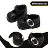 1 Pair Miniature Doll Shoes Female PU Leather Trendy Elegant Accessories Suitable for Games Display