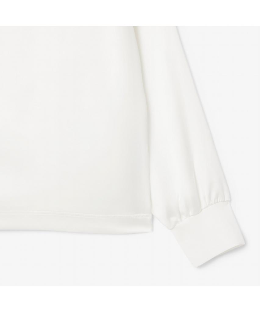 LACOSTE Women'S Fluid Long Sleeve Polo Top Cf5442-55N 70V