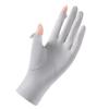 Women UPF 50+ Sun Protection Gloves, Breathable Ice Silk Gloves with Flip Touchscreen Fingers, Anti-Slip for Driving, Cycling, Outdoor