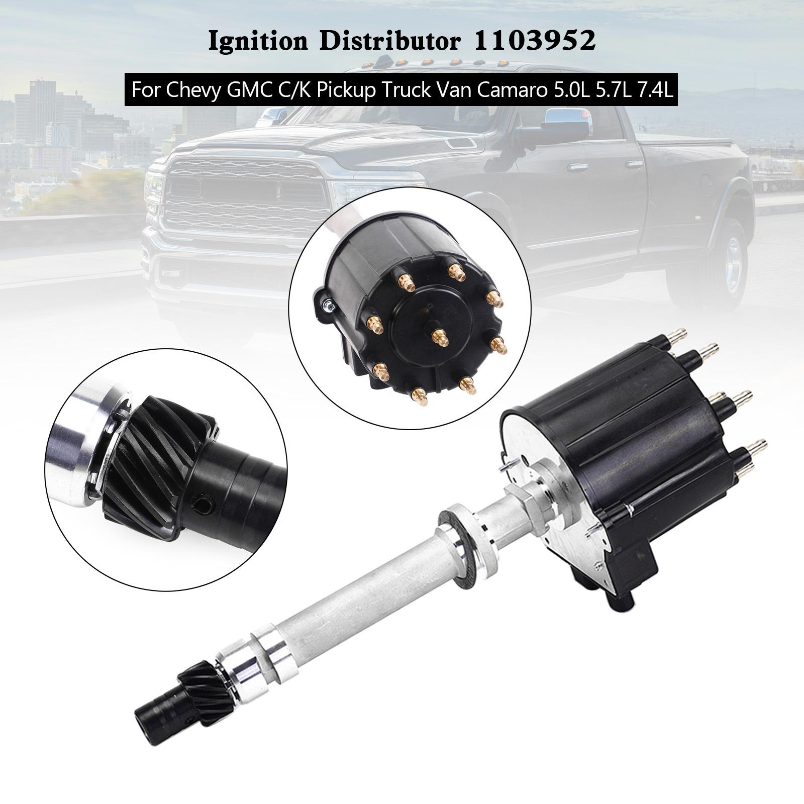 Artudatech Unisex Ignition Distributor 1103952 For Gmc C/K Pickup Truck Van Camaro 5.0L 5.7L 7.4L