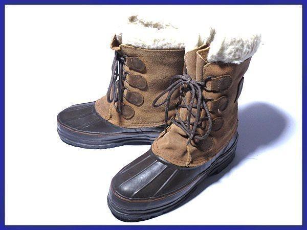 

Vintage USA Made/LaCrosse/High-Grade Leather Snow Boots/7/23.5-24.5/Brown/(USED)
