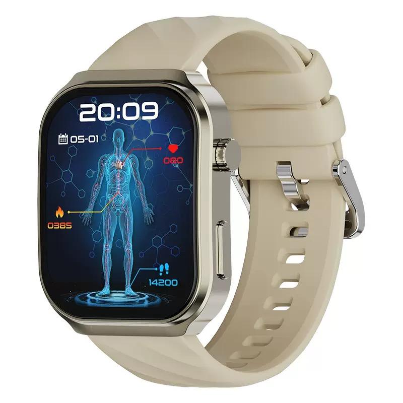 2025 New AI Healthy Diagnose Smart Watch Blood Lipid Uric Acid Bluetooth Call Blood Pressure Health Smartwatch Men Women