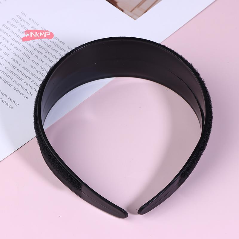 1Pc Black Fluffy Bump-it Up Headband Women's Decorative Hair Clip Hair Band Accessory Lady's Stylish Hair Clip with Plush Finish