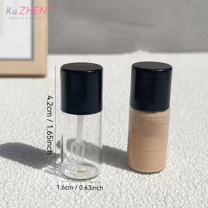 5/10PCS Mini Refillable Bottles Liquid Foundation 4ml Subpackage Travel Empty Bottle Mini Digging Spoon Glass Cosmetics Tools