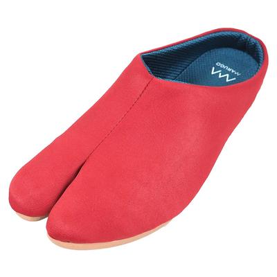 Margo PATTABI Hausschuhe, Tabi-Slipper, Leichtgewicht, Indoor-Bekleidung, Rot, Größe S (23,0-25,0 cm)