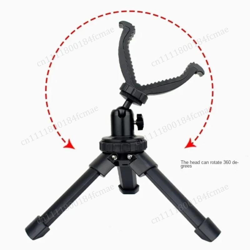 .Aluminum Rest Tripod Durable Adjustable Height 360 Degree Rotation V Yoke Stand Portable Construction For Target Shooting2