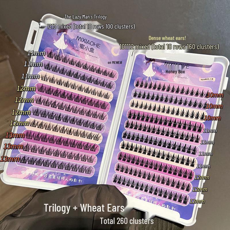 Honey Box 3-Step Voluminous Eyelash Kit - Dense & Photogenic for a Pure, Wild Look