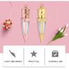 FRCOLOR 10pcs Empty Lip Gloss Tube DIY Lipstick Container Lip Gloss Container Rhinestone Lip Balm Bottle Plastic