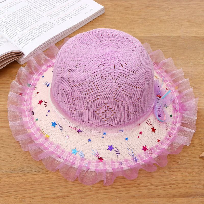 Summer Hat Outdoor Travel Sun Hat Lace Children's Sun Hat