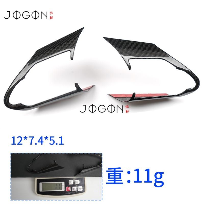 Real Dry Carbon Fiber Car Interior Steering Wheel Button Strip Cover Trim Accessories For Toyota Corolla GR  2024 2025
