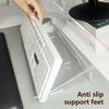 Removable Tilted Keyboard Stand Ergonomic Typing Acrylic Keyboard Riser Tilt Desk Computer Keyboard Lifter For Home Office Games