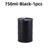 1Pc 25oz Water Bottle Drums Whisky  Portable Stainless Steel Hip Flask
