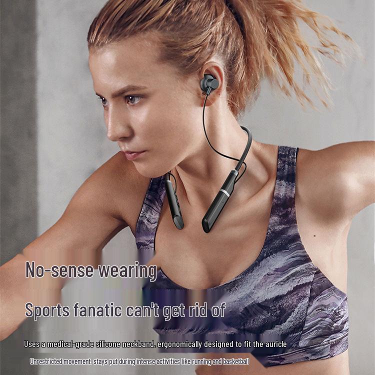 Wireless Bluetooth Neckband Earbuds: Sports In-Ear, Noise-Cancelling, Long Battery Life, New Model