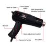 220V 2000W Industrial Electric Hot Air Guns Thermoregulator Heat Guns LCD Display Shrink Wrapping Thermal Power Tool