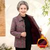 Stylish Grandma's Winter Cotton Jacket: New Padded Outerwear for Middle-Aged & Elderly, Plus Velvet for Extra Warmth
