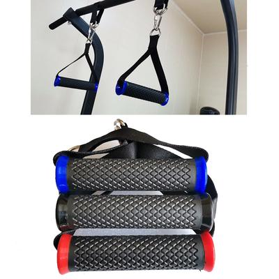 Multifunction Gym Resistance Bands Handles Anti-slip Grip Strong Nylon Webbing Fitness Grip Puller Handle Gantry Accessories