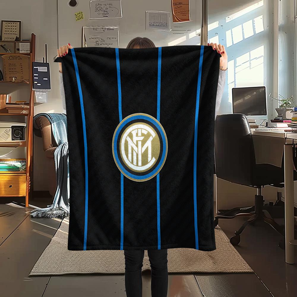 Football Club Internazionale Milano2 Flannel Blanket, High quality Comfortable for All Seasons, Home Decor, Warmth and Comfort