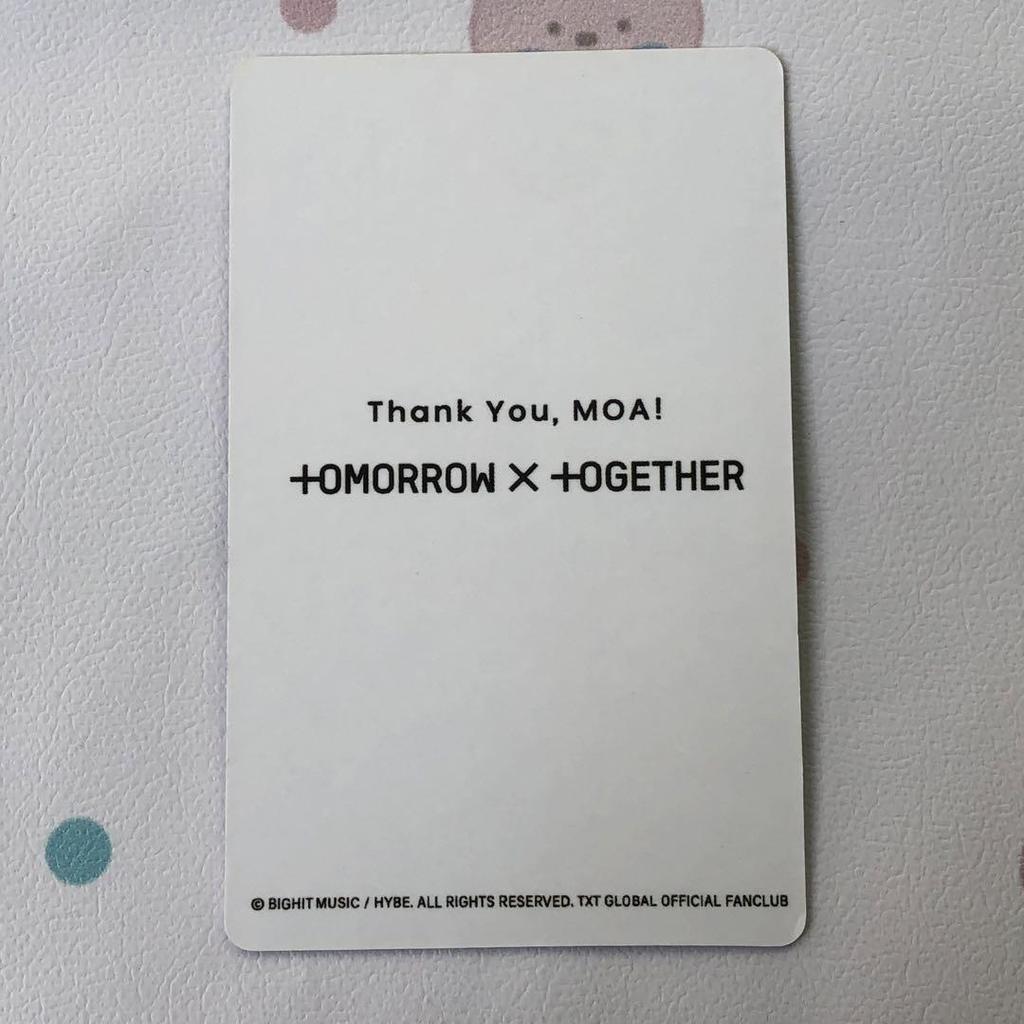 [USED] TXT 2021 FC Survey Winner: Member-Only Beomgyu Trading Card