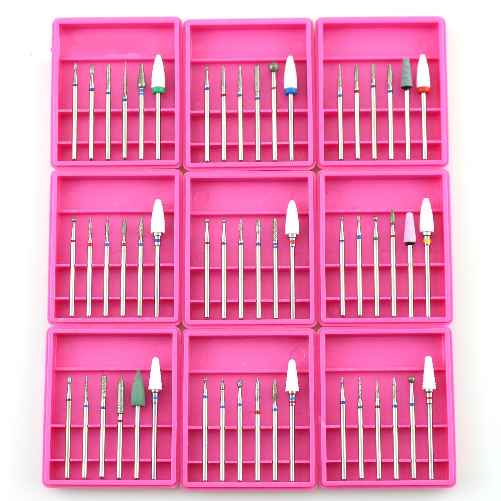 

Набор керамических буров для маникюра. 6 шт