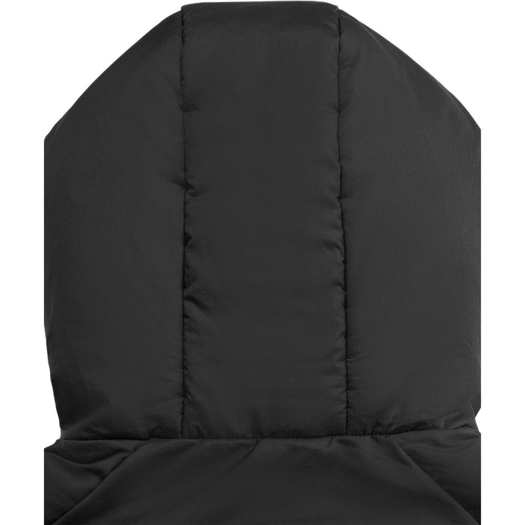 Levis Casual Loose Comfortable Solid Color Mid-Length Long Sleeve Down Jacket Women Outerwear Black 002PY-0000