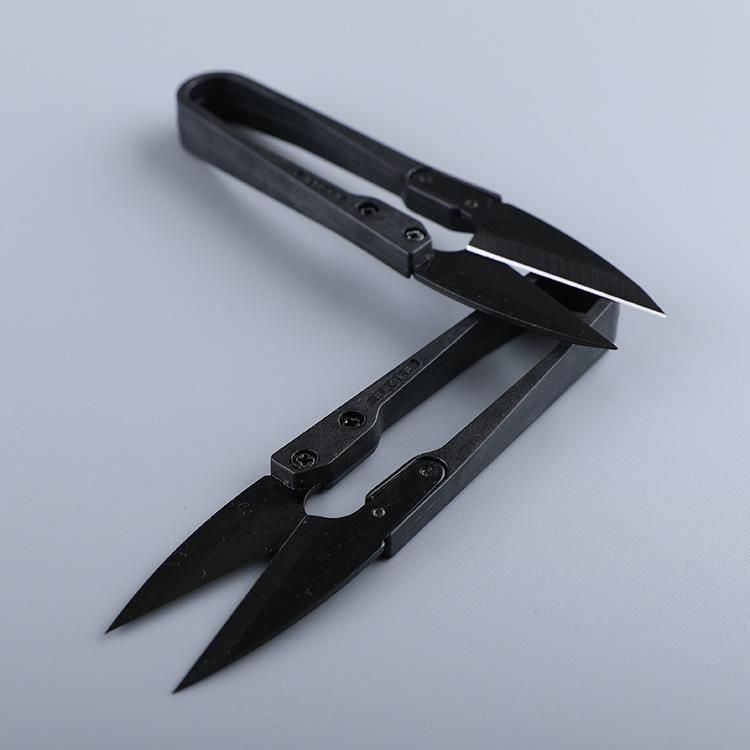 U-Shaped Spring Scissors for Sewing, Fabric, Fishing Line, and Paper Cutting