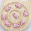 10pcs Ceramic Cute Turtle Bead Handmade Craft Jewelry Making Material  Student