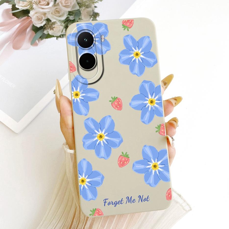 For Xiaomi Poco M7 Plus Case PocoM7 4G Pretty Girl Sunfower Painted Phone Case For Xiaomi Poco M7 Pro PocoM7 Plus 5G Soft Fundas