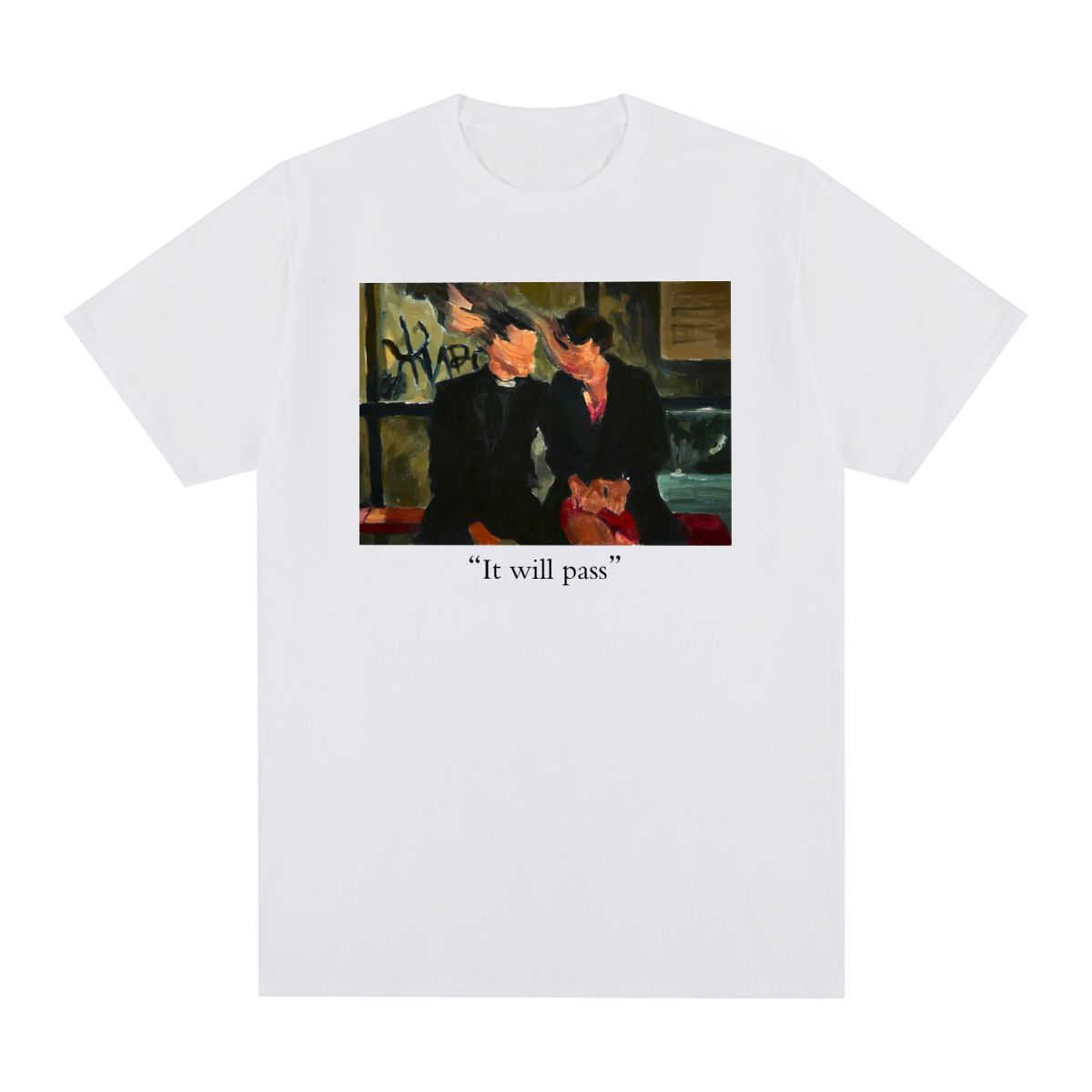 XIXI Fashion Fleabag Het gaat voorbij Vintage T-shirt Katoen Heren T-shirt Nieuw T-shirt Dames Tops 4XL