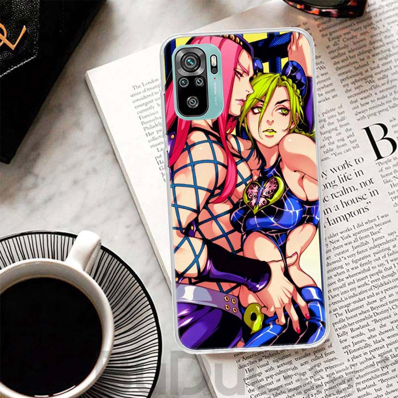 JoJo's Bizarre Adventure Jolyne Cujoh Cover For Xiaomi Redmi Note 14 13 12S 12 11 Pro Plus Phone Case 11S 10S 10 11E 11T + 9S 9