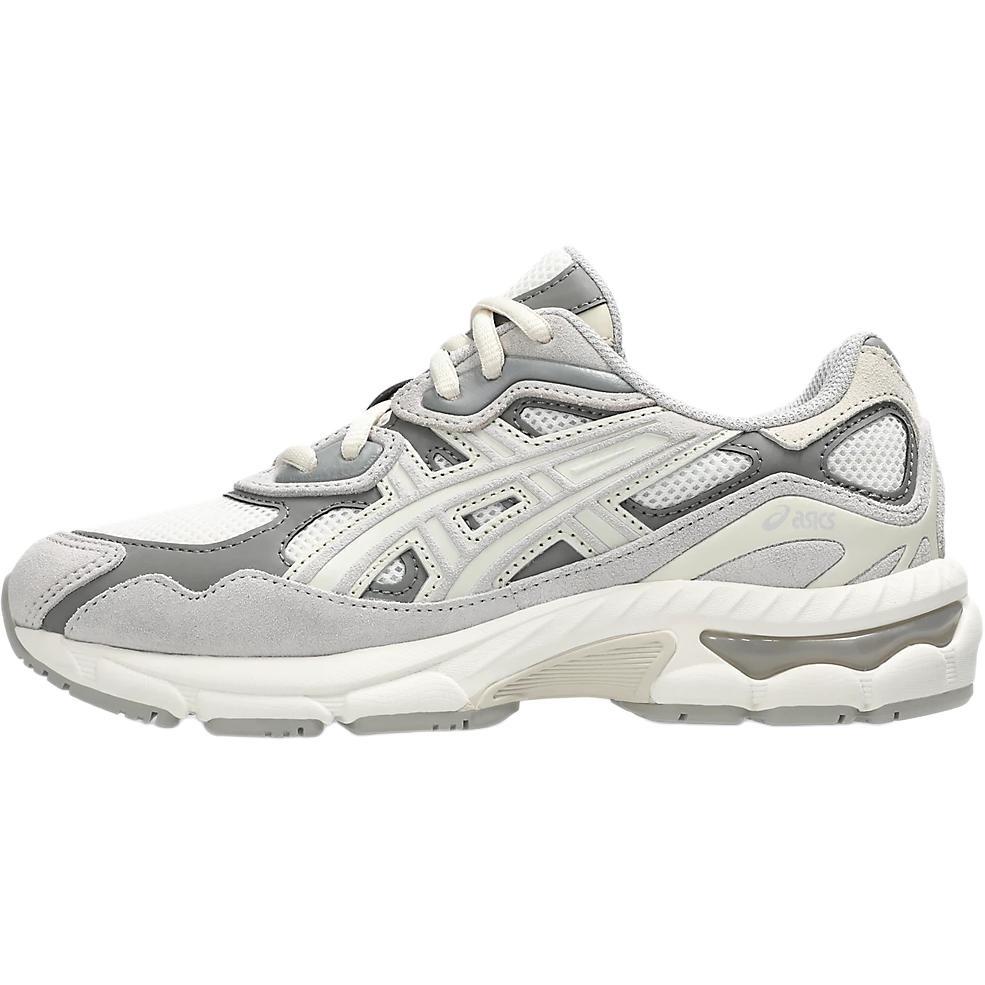 (GS) ASICS Gel-NYC Cream Oyster Grey Kids 1204A175-100 EU 37