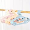 10-100PCS Kids Plastic Hangers Portable Windproof Clothes Rack Cute Bow Design Space Saving Child Baby Clothes Drying Organizer