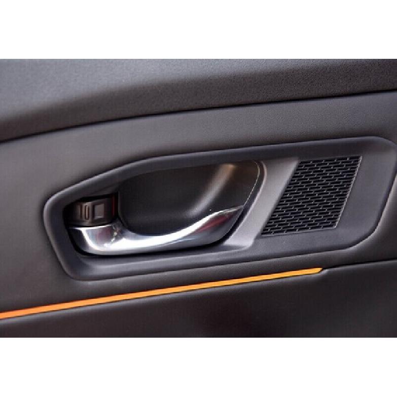 Carbon Fiber Inner Door Handle Cover Trim 4pcs For Honda Accord 11th -2024